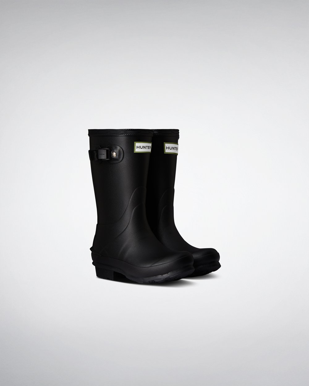 Kids Rain Boots - Hunter Norris (48CLWQIUY) - Black